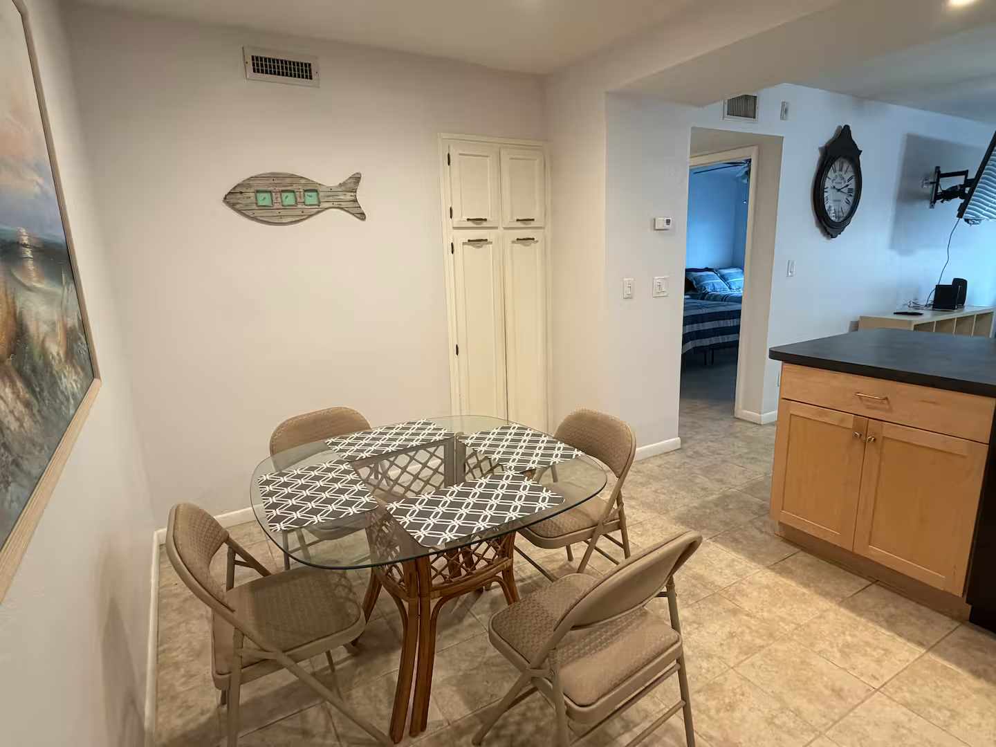 Dining area at Marlin 305 Cocoa Beach vacation rental
