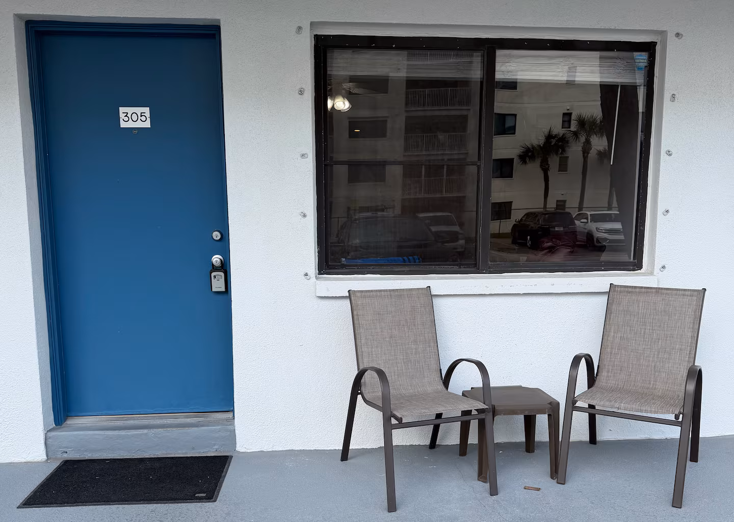 Front entrance at Marlin 305 Cocoa Beach vacation rental