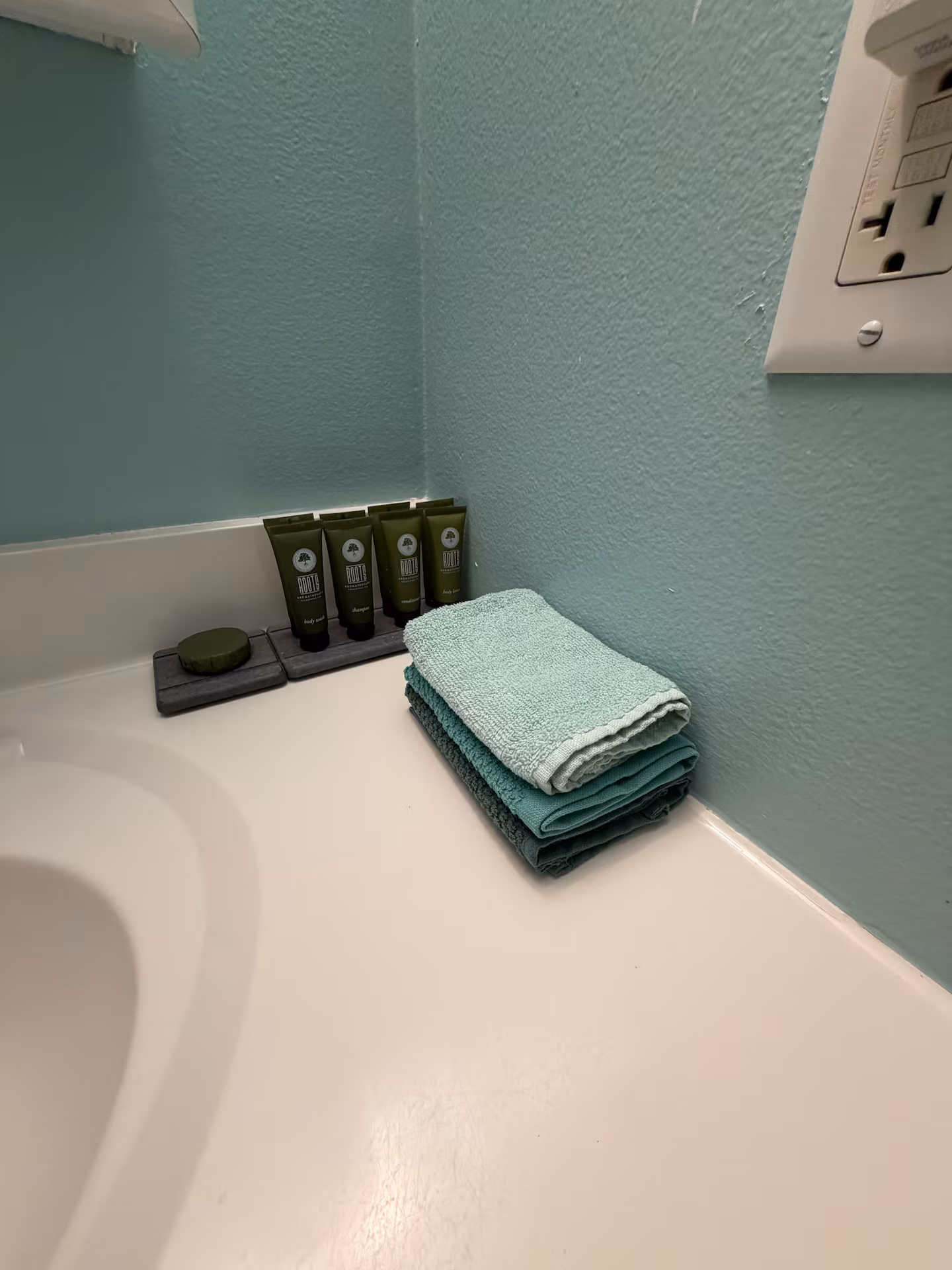 Bathroom at Marlin 309 Cocoa Beach vacation rental