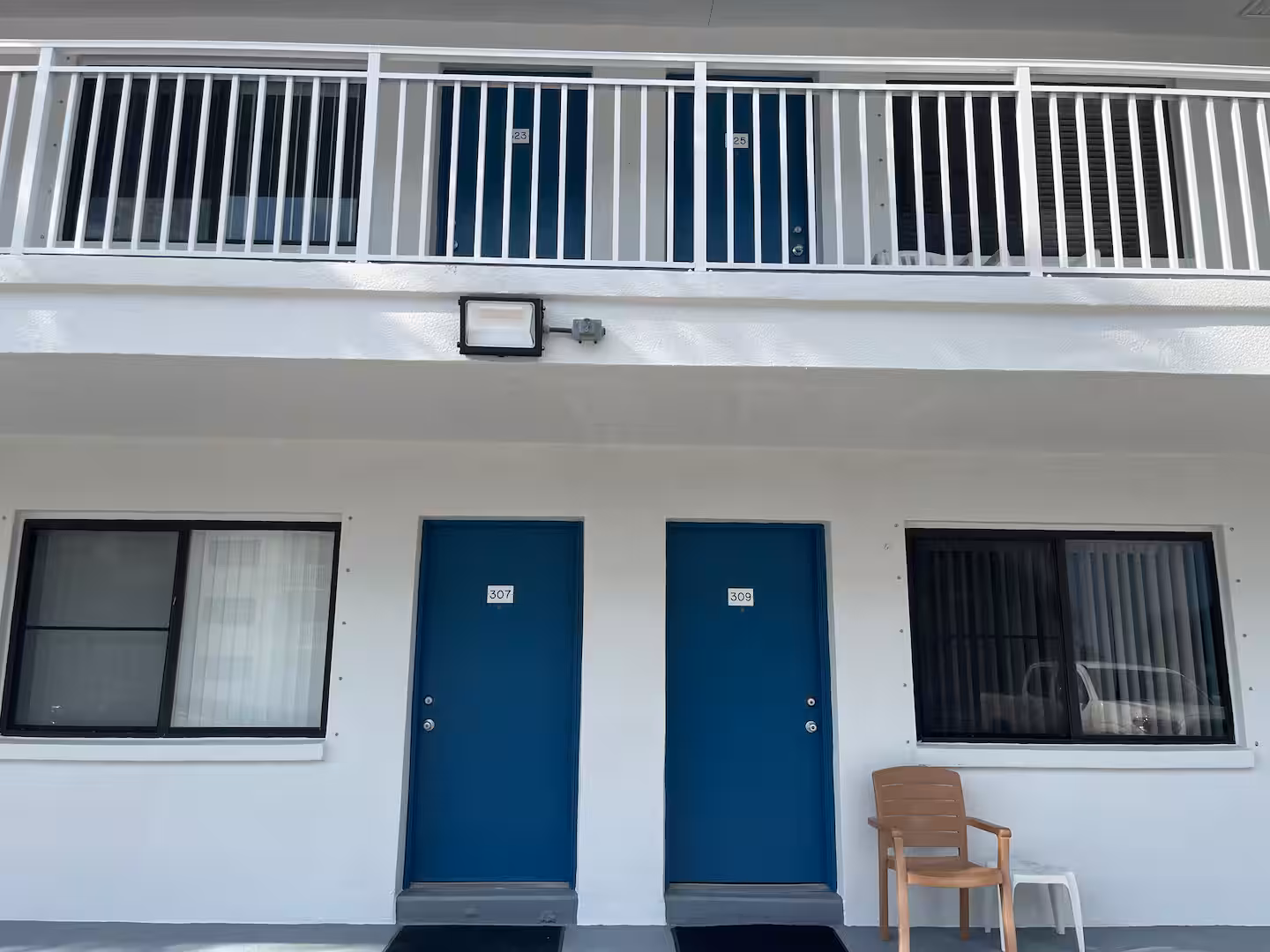 Exterior of Marlin 309 Cocoa Beach beachfront condo