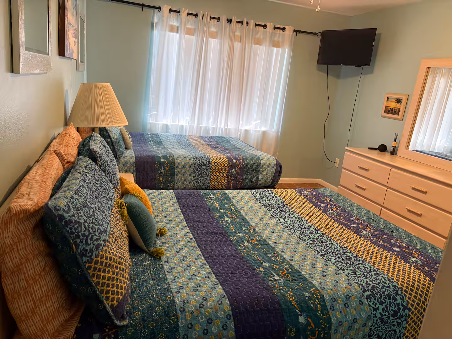 Bedroom Smart TV at Marlin 309 Cocoa Beach condo