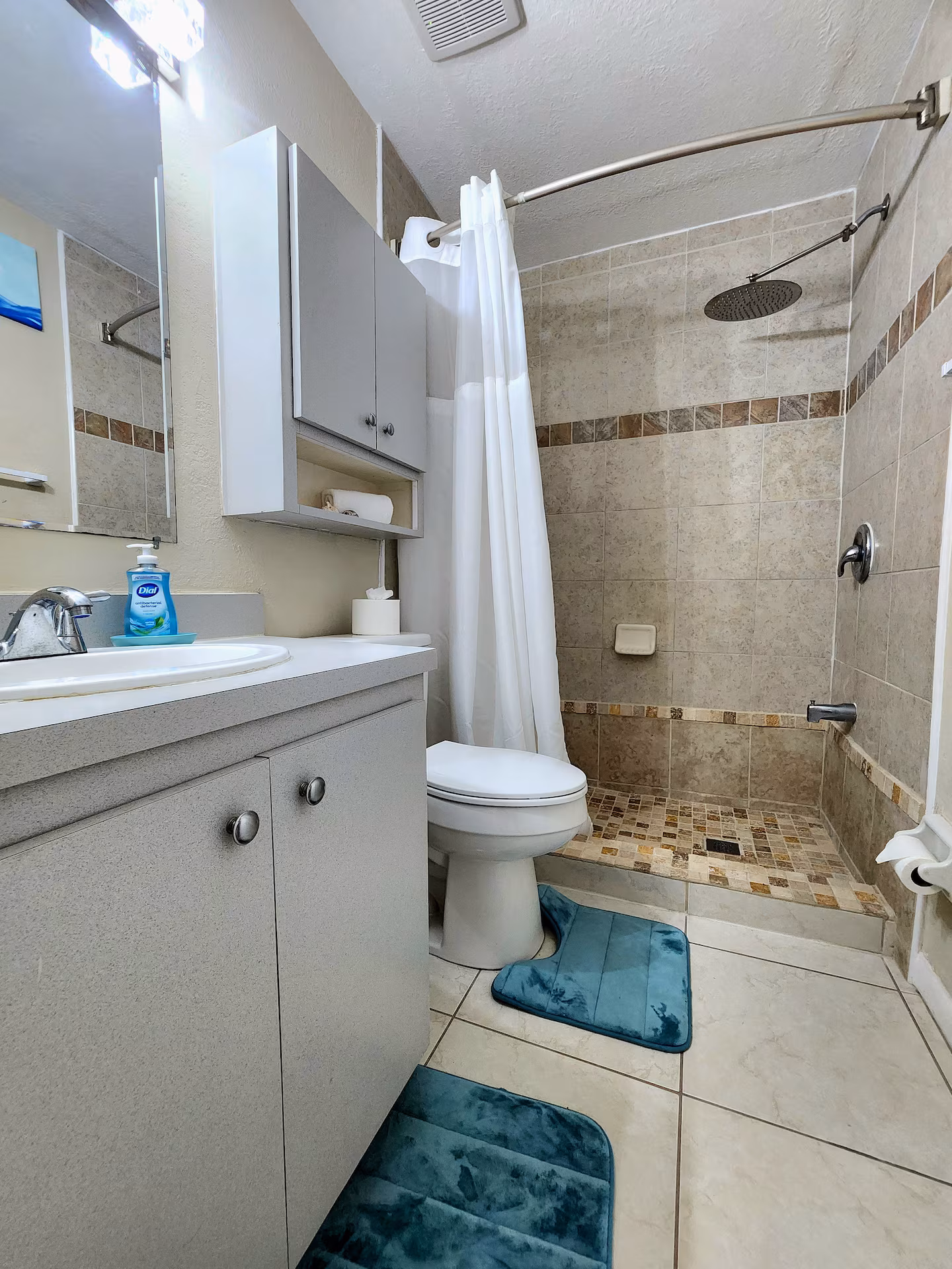 Bathroom at Indialantic beachside duplex