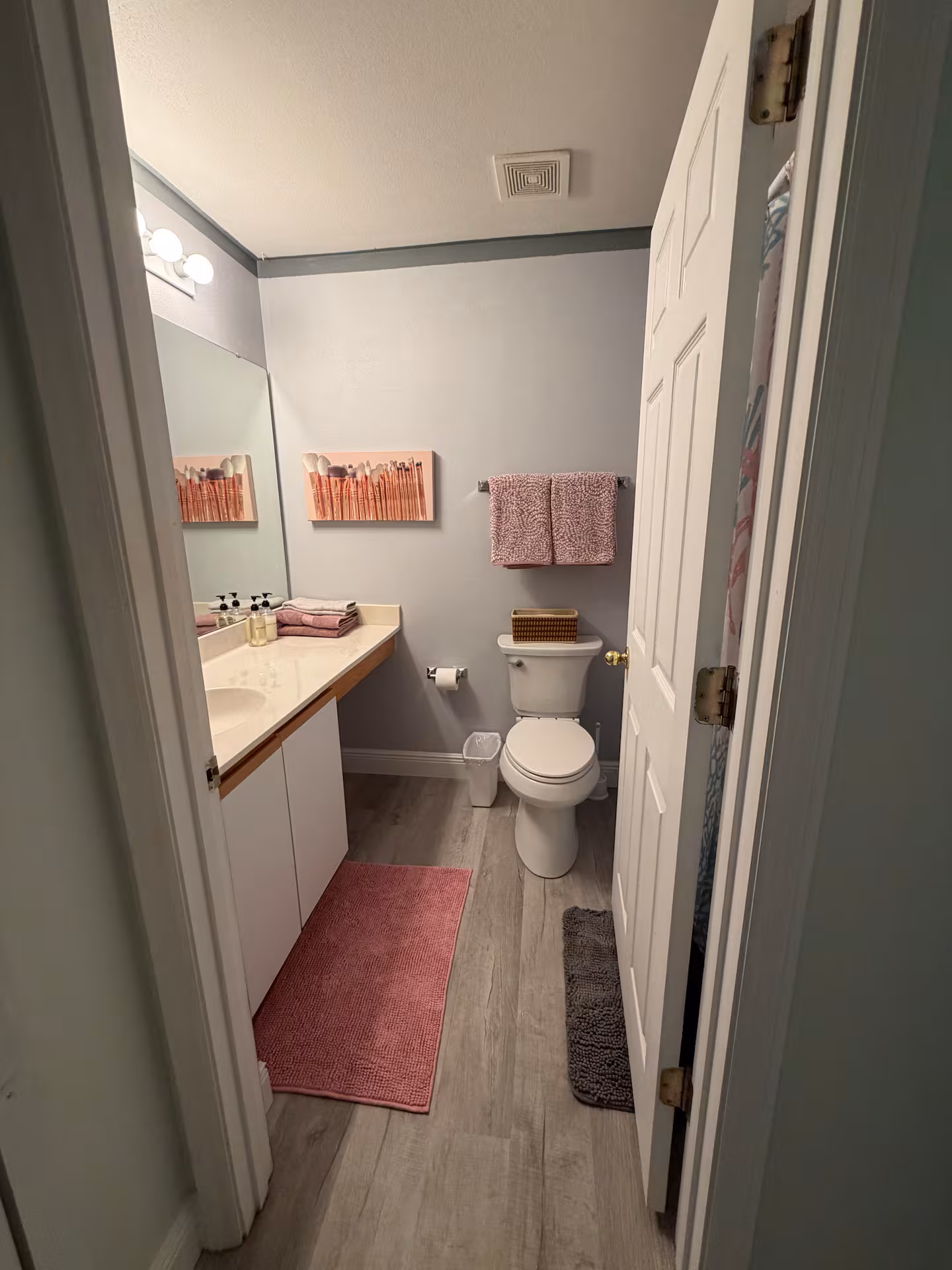 Guest bathroom at Palm Bay Retreat vacation home
