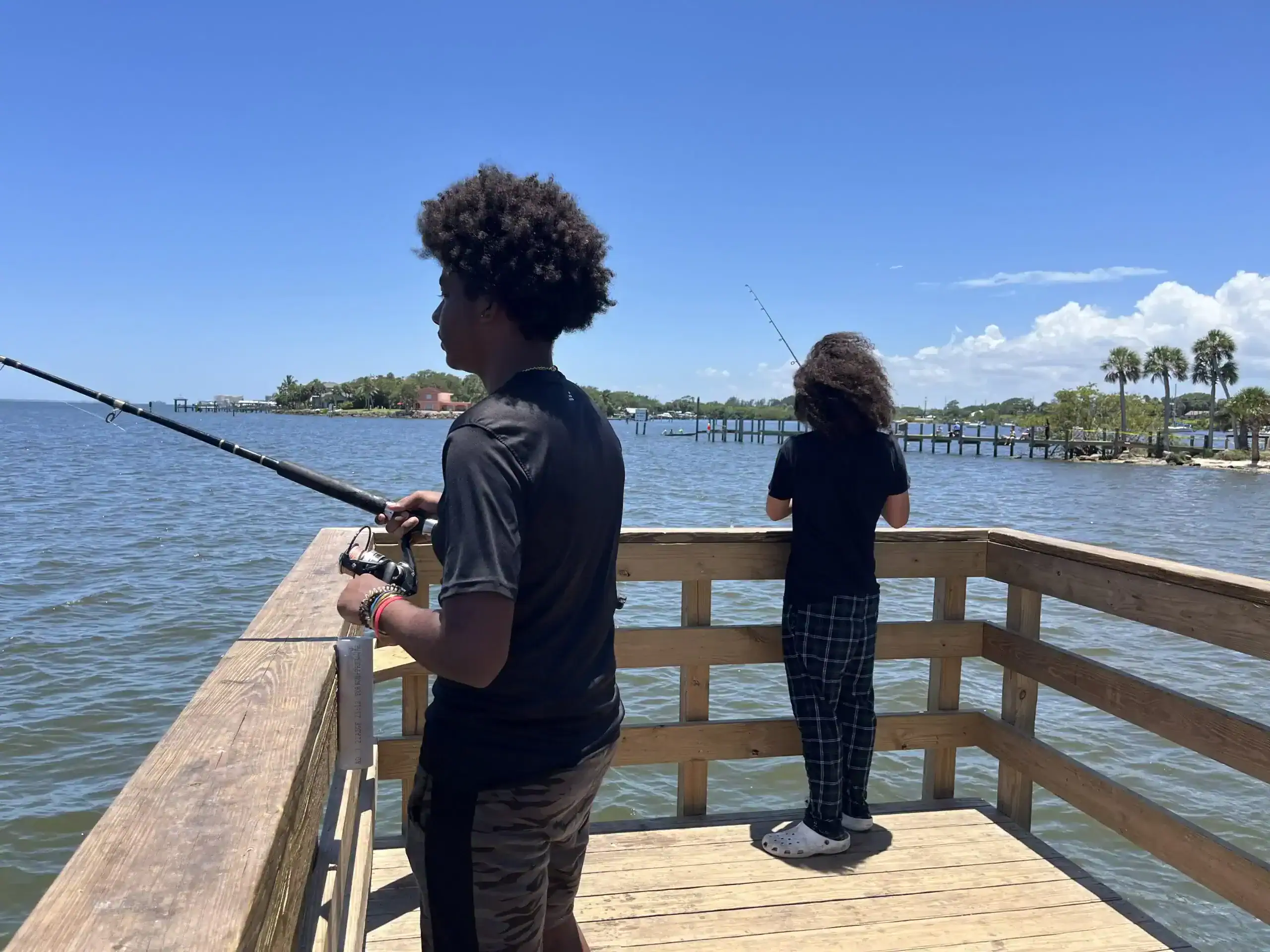 Freshwater fishing near Palm Bay Retreat and Three Forks Marsh