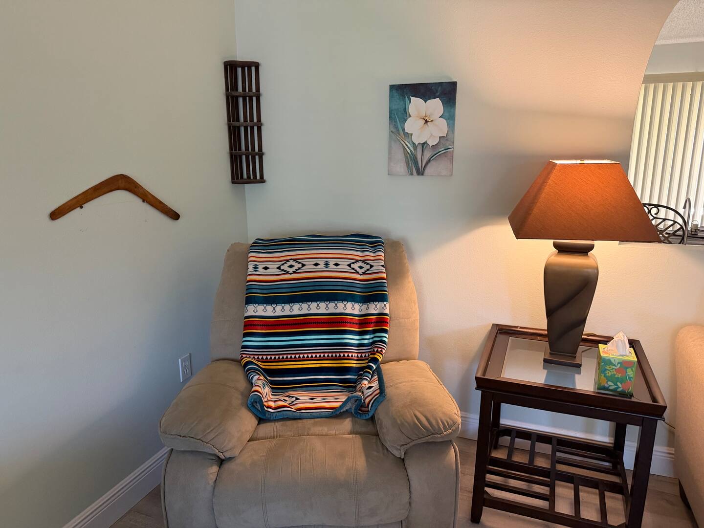 Palm Bay Retreat living room seating area