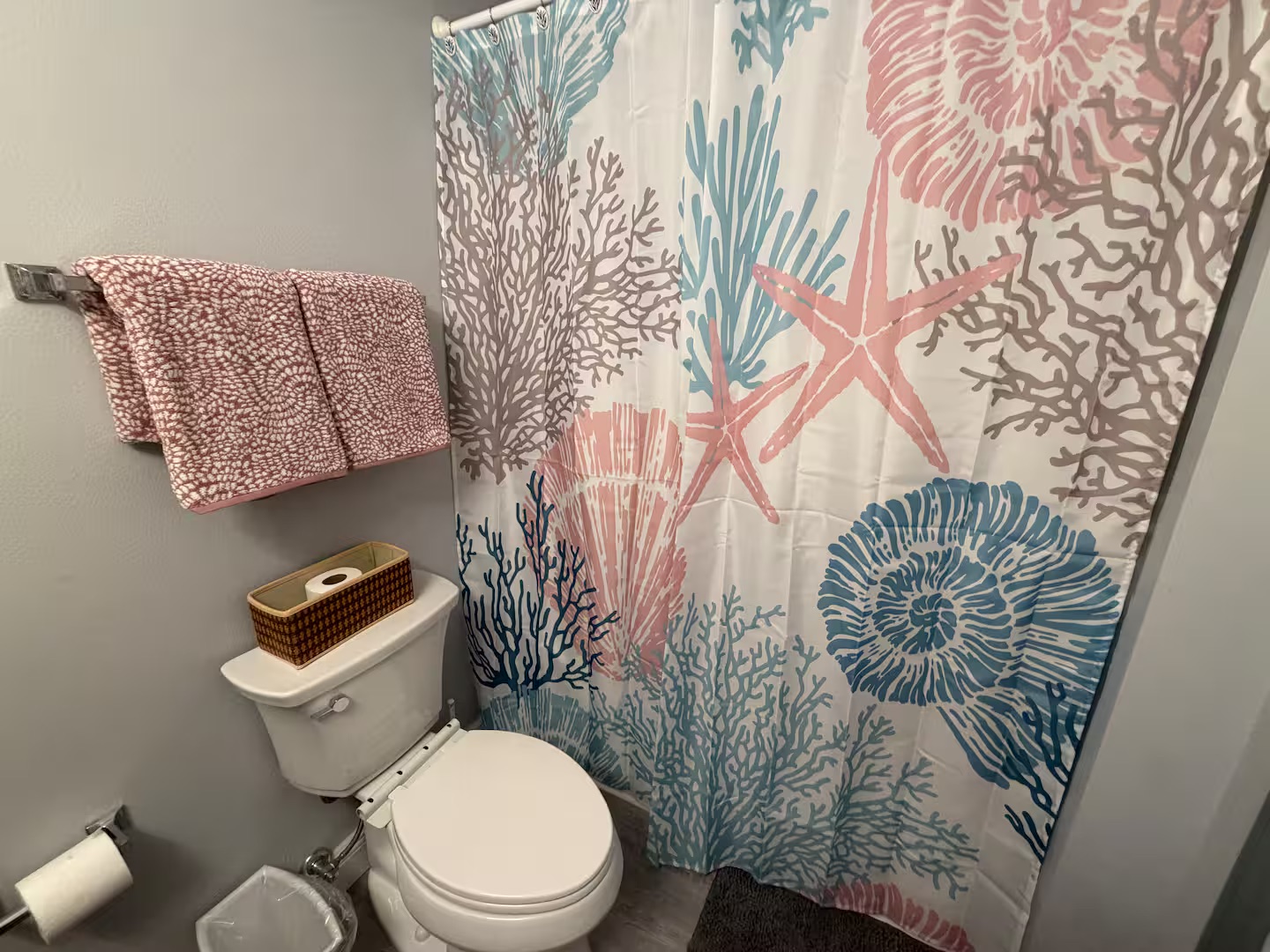 Guest bathroom at Palm Bay Retreat vacation home