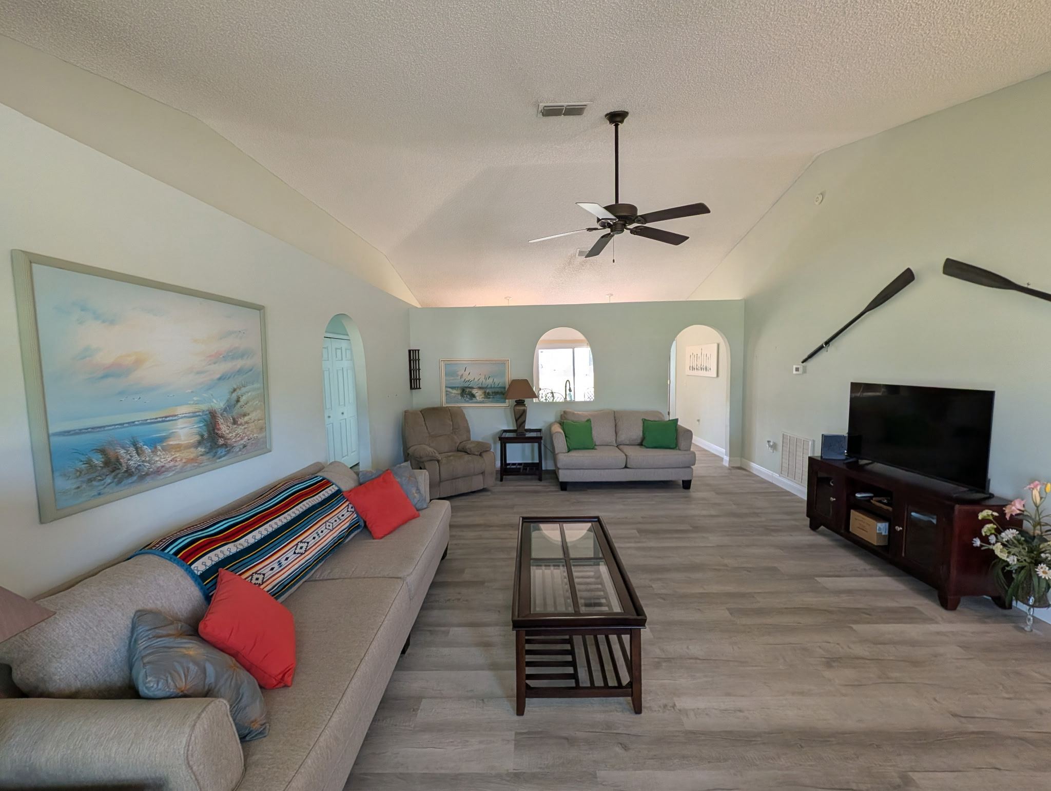 Palm Bay Retreat living room seating area